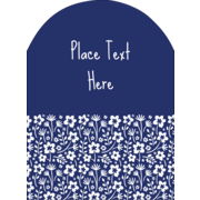Small Floral Blue