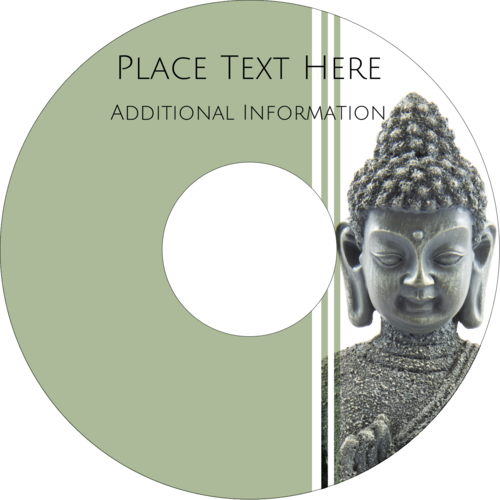 Buddha pre-designed Label and Card template for your next food and ...