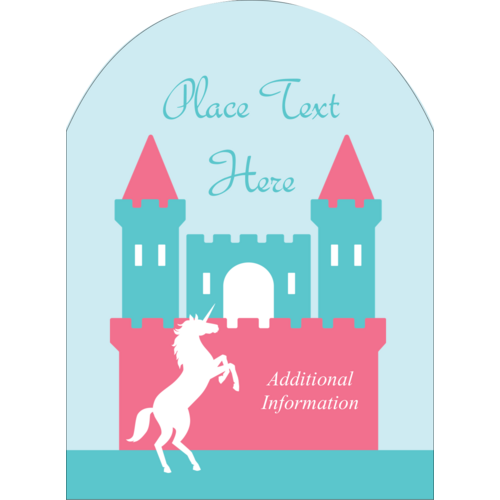 Castle predesigned Label and Card template for your next creative ...