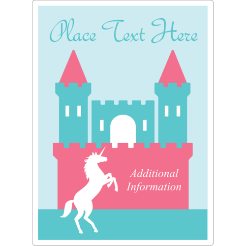 Castle predesigned Label and Card template for your next creative ...