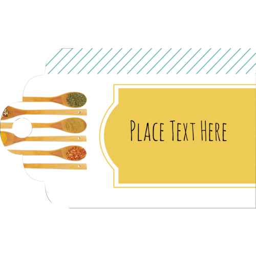 Cooking Spoons pre-designed Label and Card template for your next ...