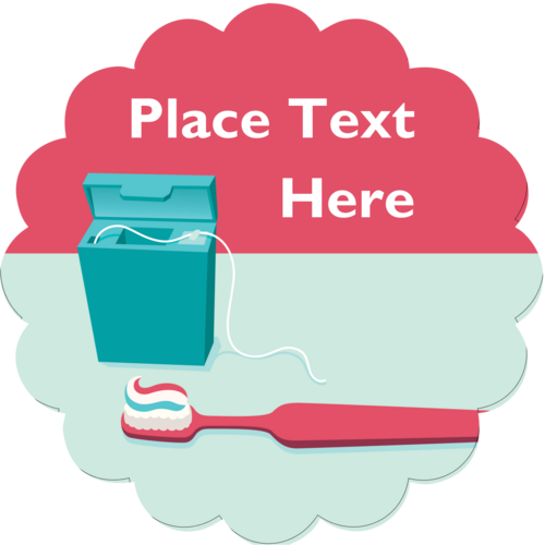 Dental Floss pre-designed Label and Card template for your next ...