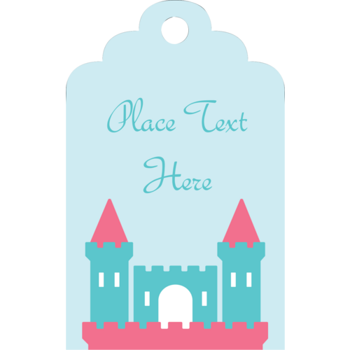 Castle predesigned Label and Card template for your next creative ...