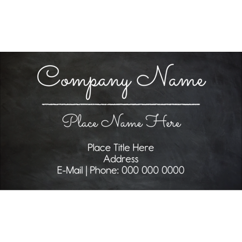 Black Chalkboard pre-designed Label and Card template for your next ...