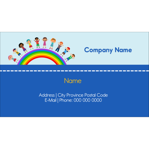Childcare Education pre-designed Label and Card template for your next ...