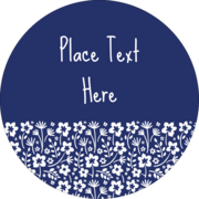 Small Floral Blue