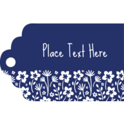 Small Floral Blue