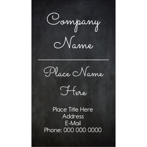 Black Chalkboard pre-designed Label and Card template for your next ...