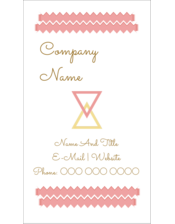 Letterpress Modern Triangles