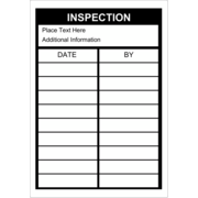 Inspection Record - Black
