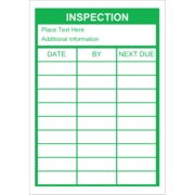 Inspection Record - Green