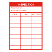 Inspection Record - Red