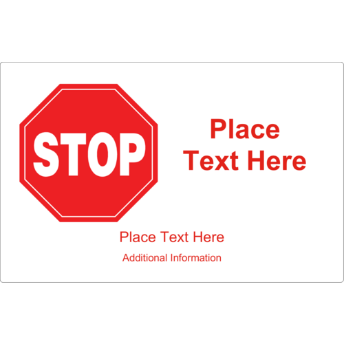 Do Not Operate Stop predesigned template for your next project | Avery
