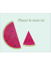 Melon d’eau du marché