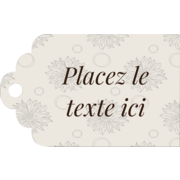 Beauté florale taupe
