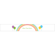 Rainbow and Balloons