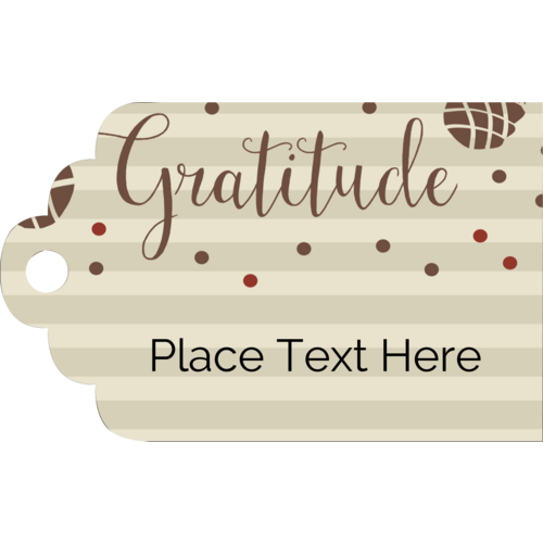 Thanksgiving Gratitude predesigned Label and Card template for ...