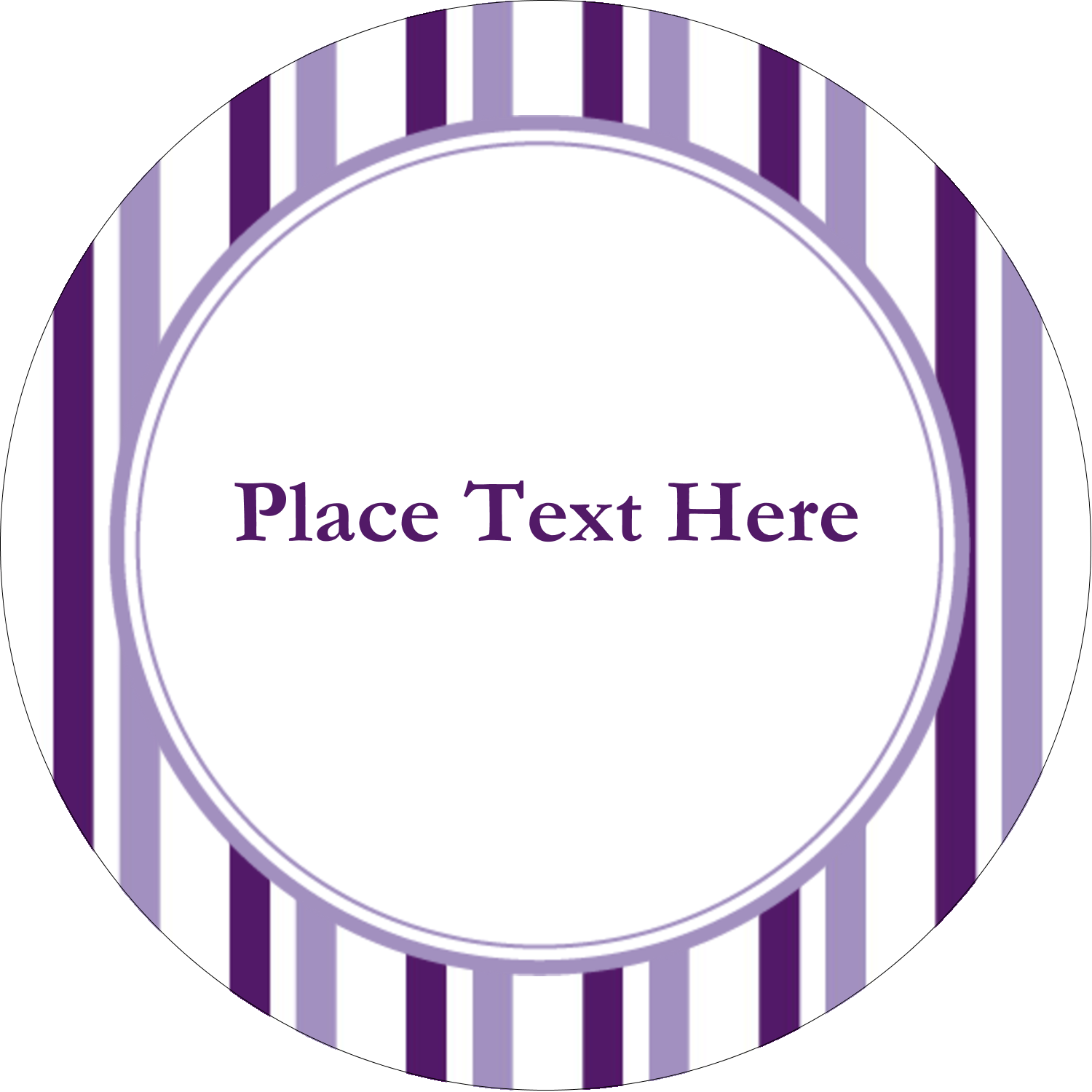 Avery Glossy White Round Labels, 22807, 2" Diameter, PrinttotheEdge