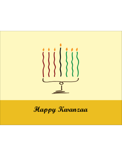 Kwanzaa Kinara