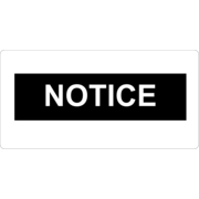 Signs Notice