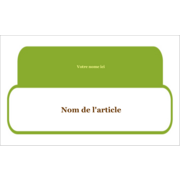 Rangement du poste de travail