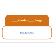 Rangement du poste de travail