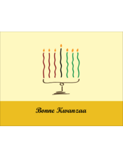Kinara de Kwanzaa