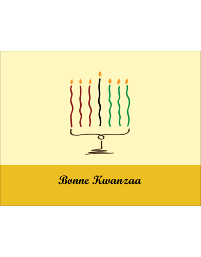Kinara de Kwanzaa