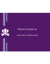 Bordure violette