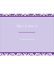 Motif de tourbillons violets