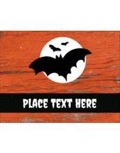Halloween Bat Moon