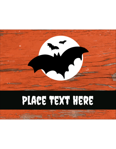 Halloween Bat Moon