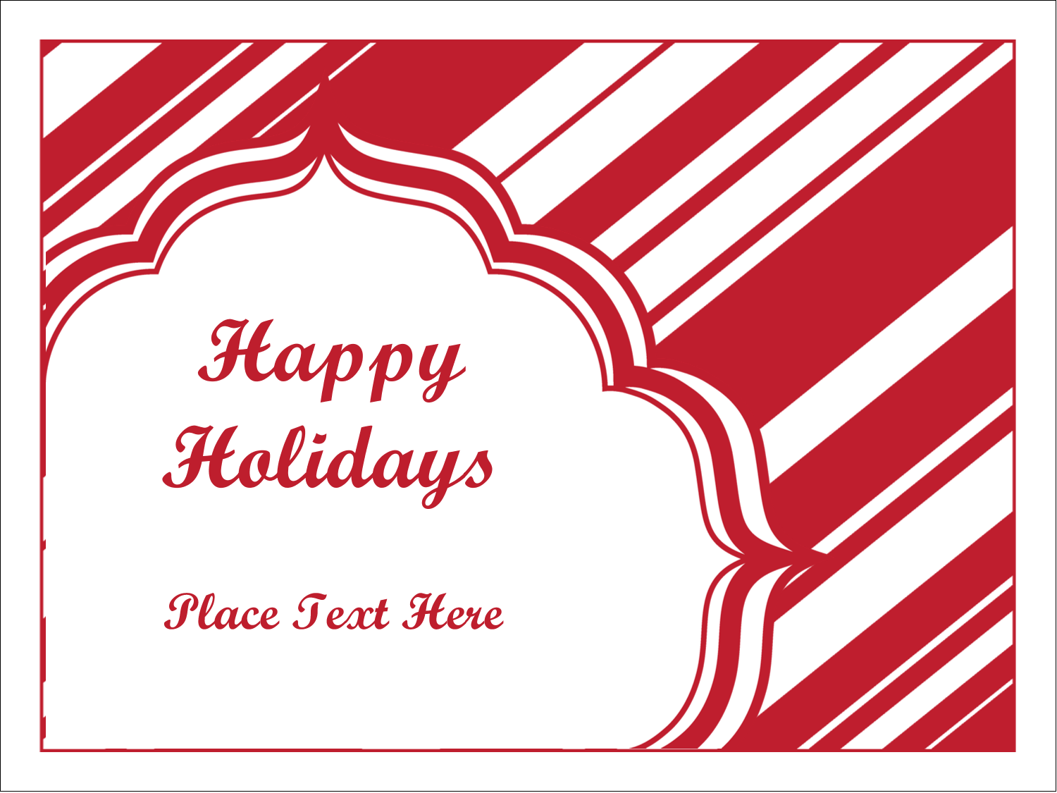 Candy Cane Pattern predesigned template for your next ...