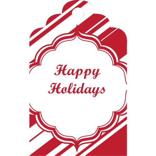 Candy Cane Pattern predesigned Label and Card template for your next ...