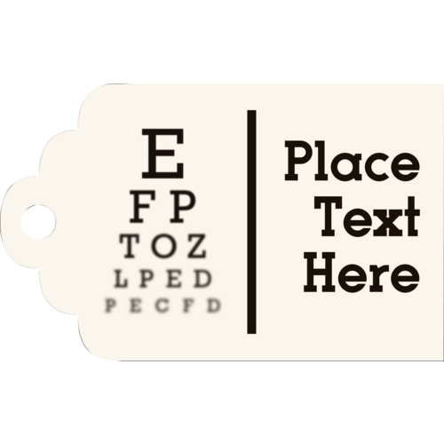 Optometrist Eye Chart pre-designed Label and Card template for your ...