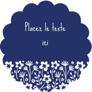 Petit bouquet bleu