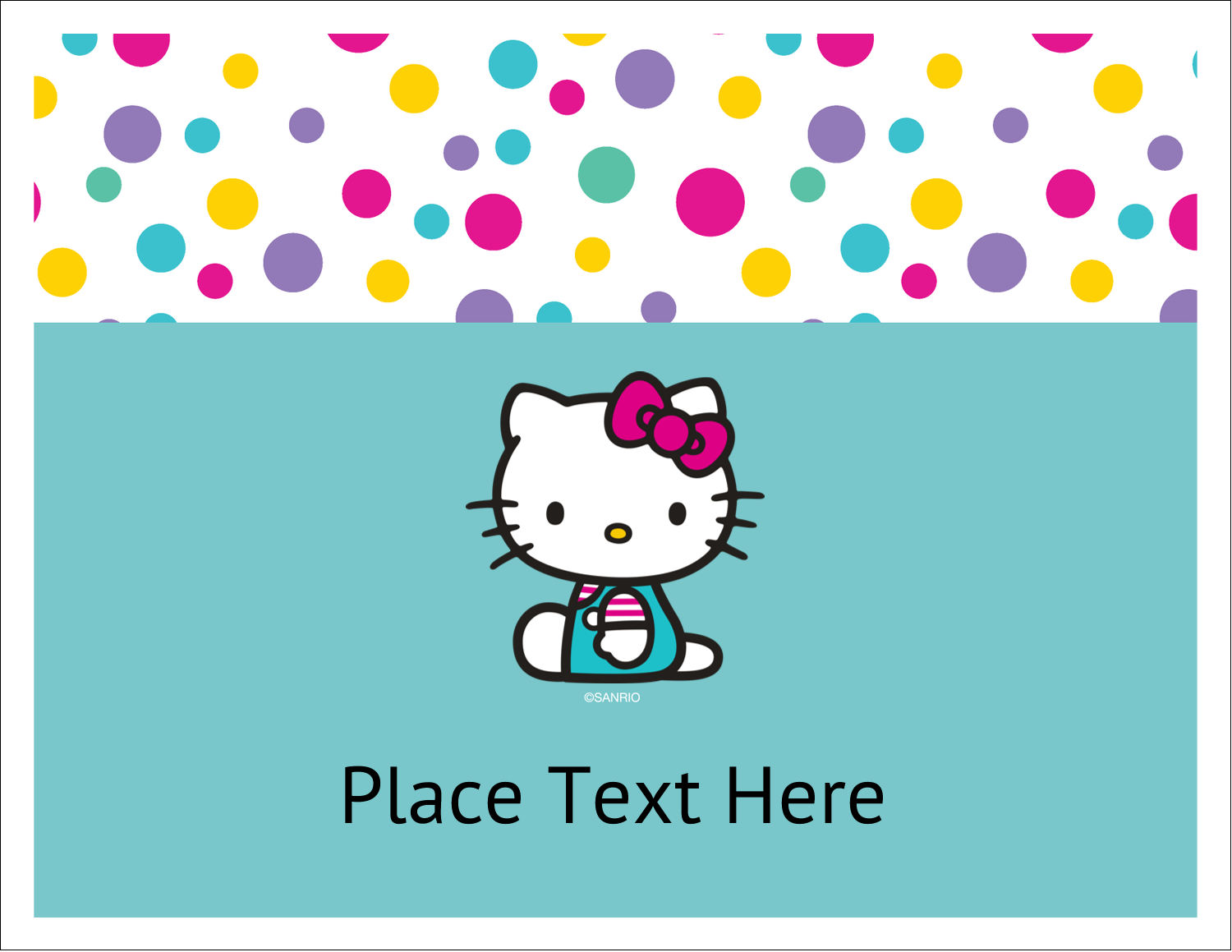 Hello Kitty Templates Hello Kitty Party Labels And Cards Avery