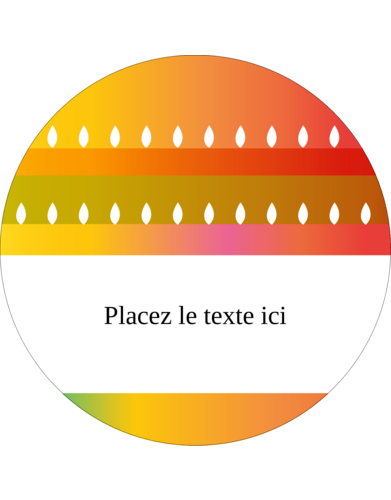 Motif de chandelle Divali