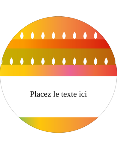 Motif de chandelle Divali