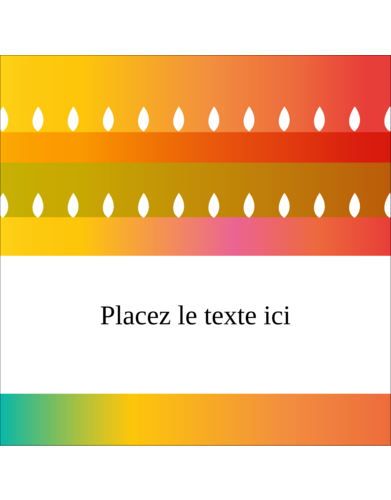 Motif de chandelle Divali