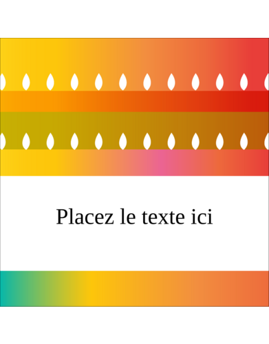 Motif de chandelle Divali