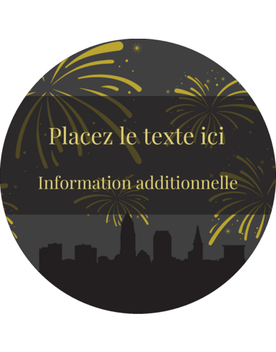 Feux d’artifice urbains du Nouvel An