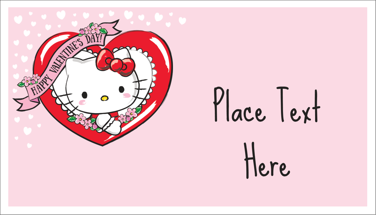 Hello Kitty Templates Hello Kitty Valentine Labels And Cards Avery