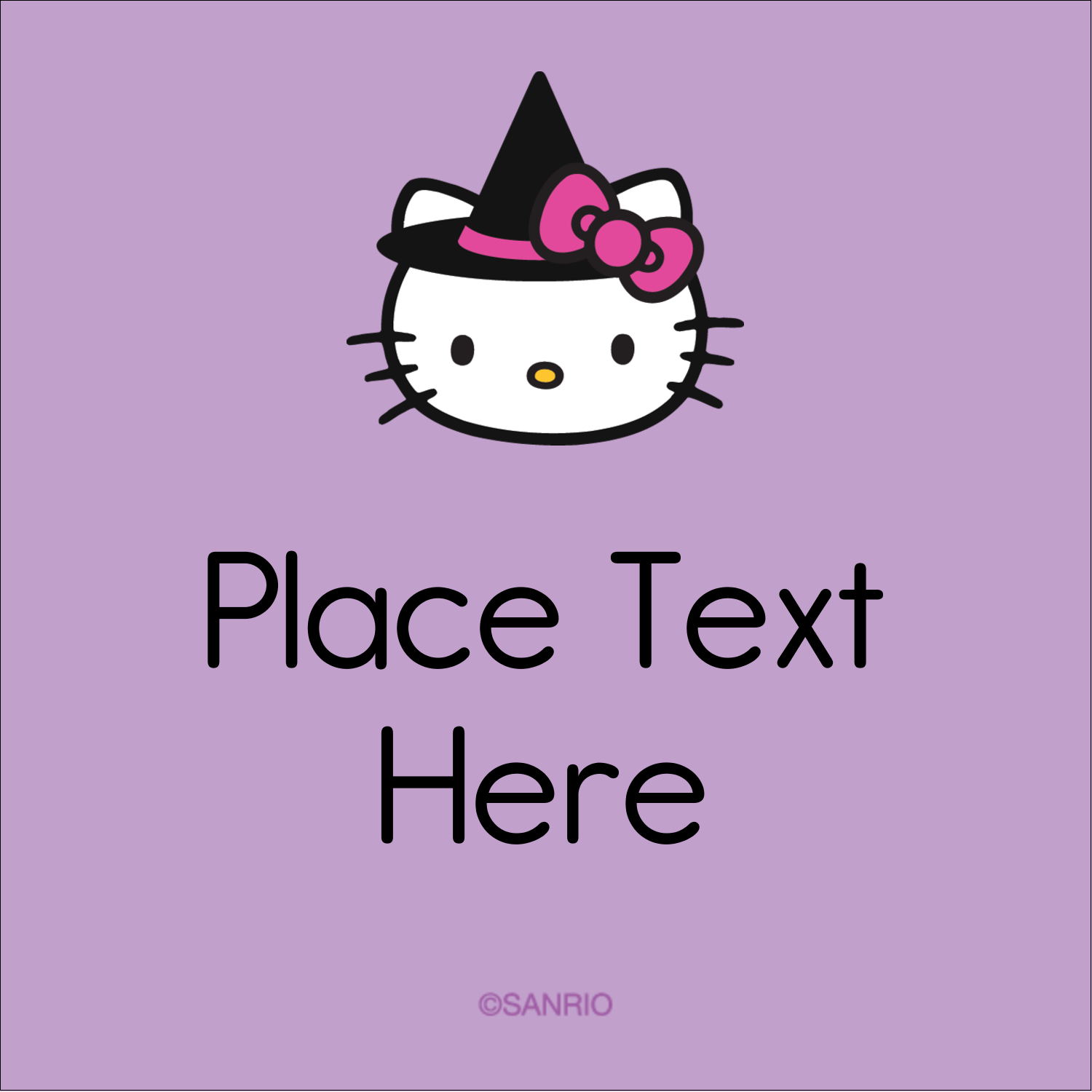 Hello Kitty Templates Hello Kitty Halloween Labels And Cards Avery