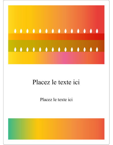 Motif de chandelle Divali