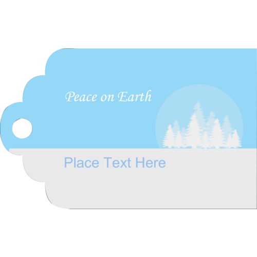 Blue Forest predesigned Label and Card template for your next holiday ...
