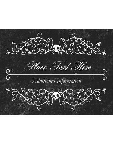 Halloween Creepy Flourish