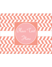 Pink Chevron Illusion