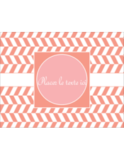Illusion de chevron rose