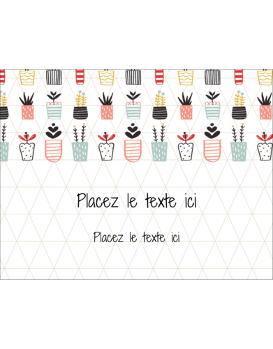 Collection de plantes